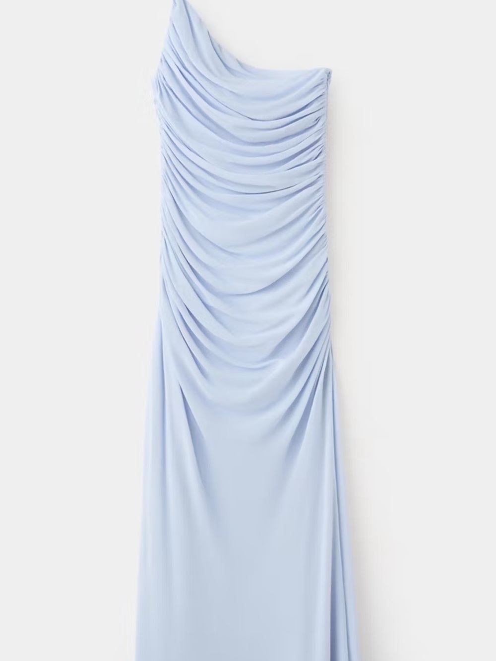 NWT Mango asymmetrical pleated dress